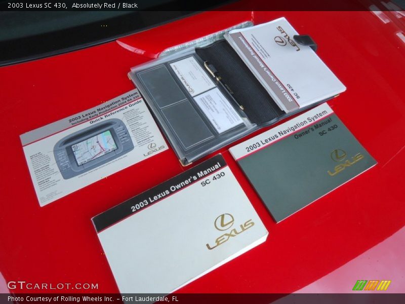 Books/Manuals of 2003 SC 430