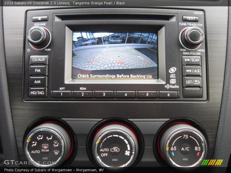 Controls of 2013 XV Crosstrek 2.0 Limited