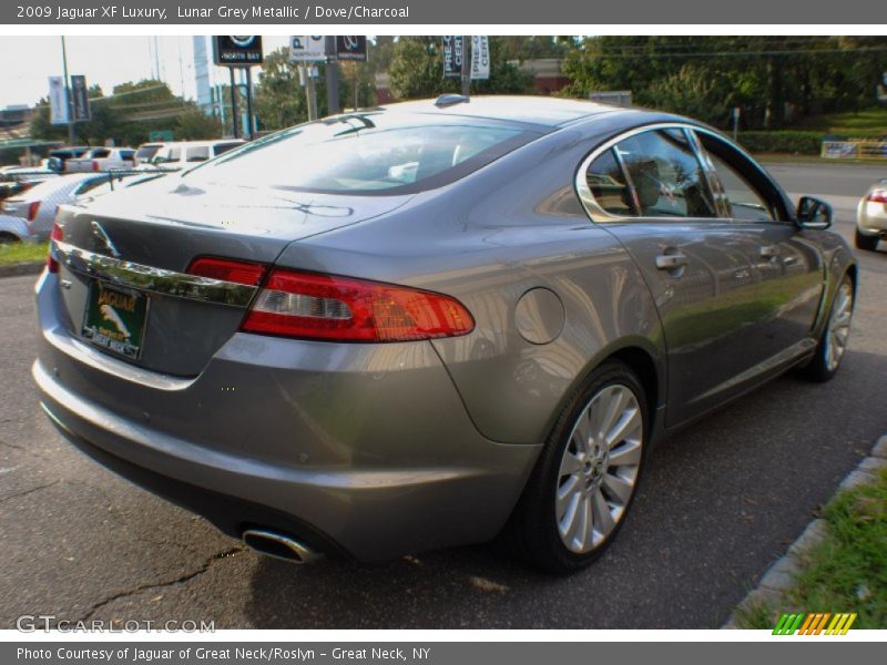 Lunar Grey Metallic / Dove/Charcoal 2009 Jaguar XF Luxury