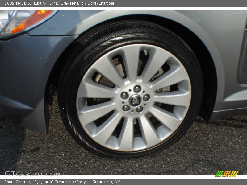 Lunar Grey Metallic / Dove/Charcoal 2009 Jaguar XF Luxury