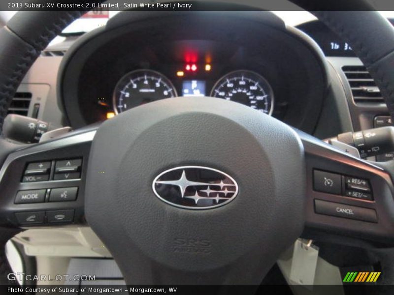 Satin White Pearl / Ivory 2013 Subaru XV Crosstrek 2.0 Limited