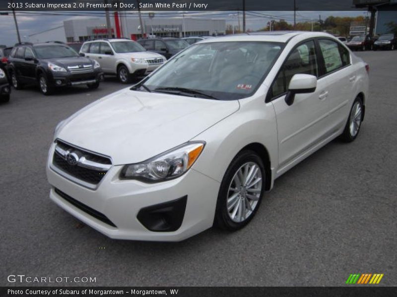 Front 3/4 View of 2013 Impreza 2.0i Premium 4 Door