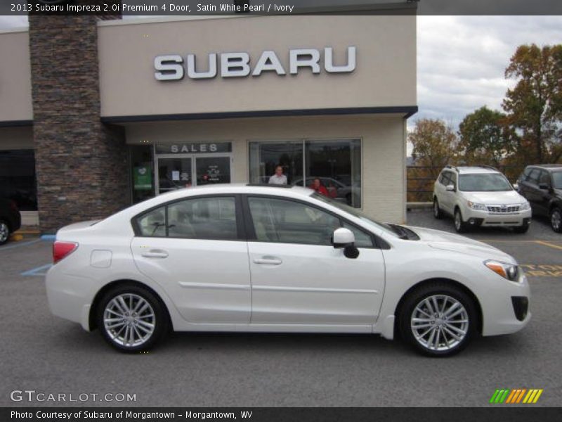  2013 Impreza 2.0i Premium 4 Door Satin White Pearl