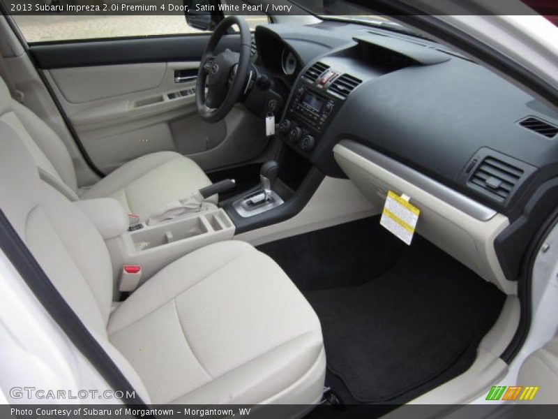  2013 Impreza 2.0i Premium 4 Door Ivory Interior