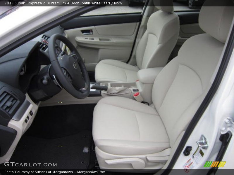  2013 Impreza 2.0i Premium 4 Door Ivory Interior