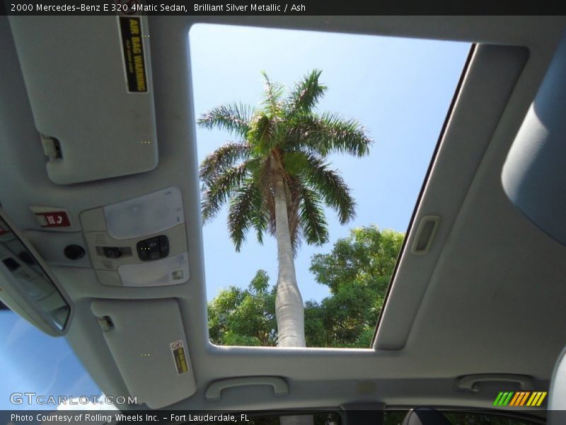 Brilliant Silver Metallic / Ash 2000 Mercedes-Benz E 320 4Matic Sedan