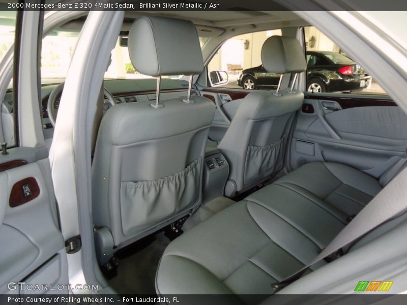 Rear Seat of 2000 E 320 4Matic Sedan