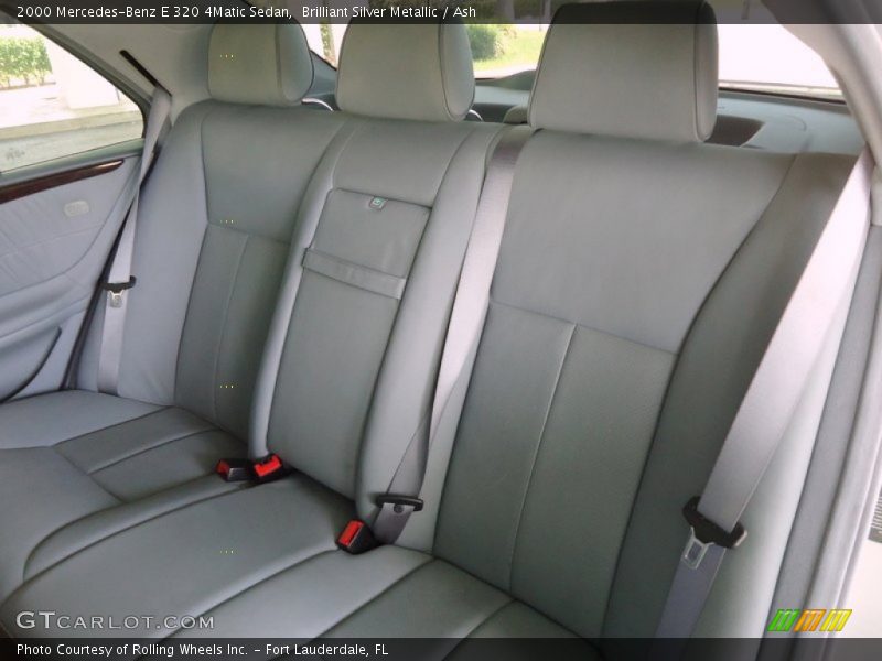 Brilliant Silver Metallic / Ash 2000 Mercedes-Benz E 320 4Matic Sedan