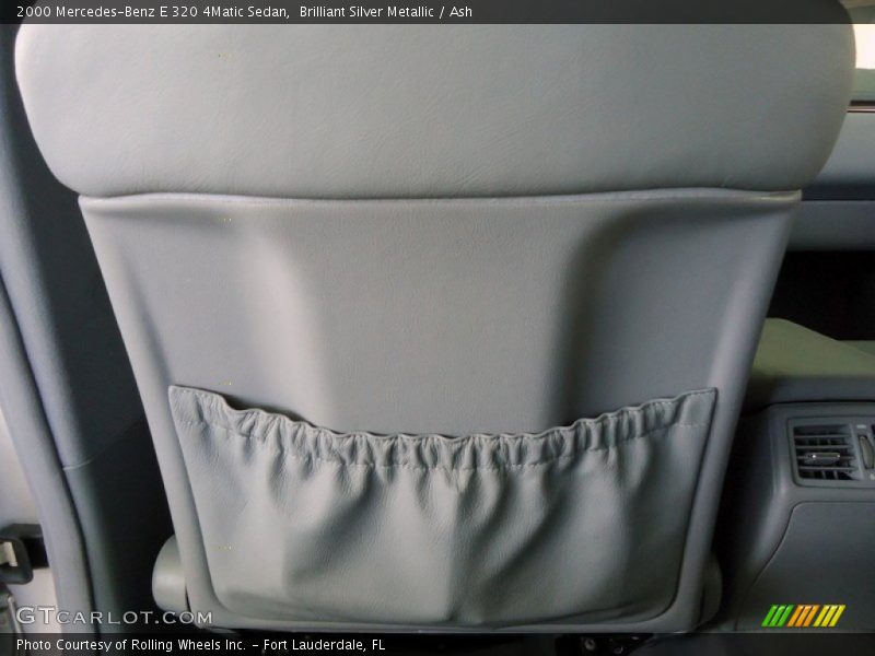 Brilliant Silver Metallic / Ash 2000 Mercedes-Benz E 320 4Matic Sedan