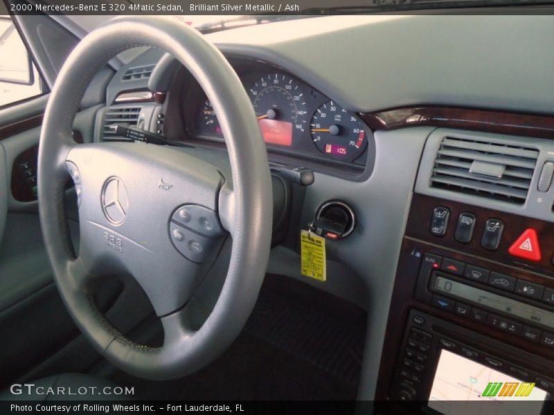 Brilliant Silver Metallic / Ash 2000 Mercedes-Benz E 320 4Matic Sedan