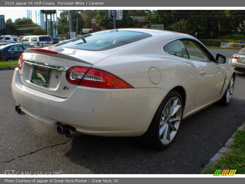 Porcelain White / Caramel 2010 Jaguar XK XKR Coupe