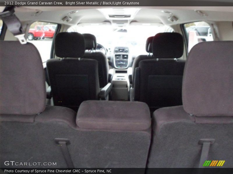 Bright Silver Metallic / Black/Light Graystone 2012 Dodge Grand Caravan Crew