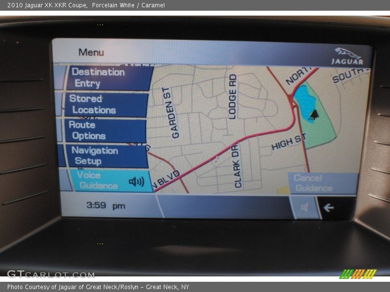 Navigation of 2010 XK XKR Coupe