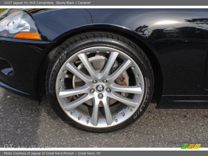 Ebony Black / Caramel 2007 Jaguar XK XK8 Convertible