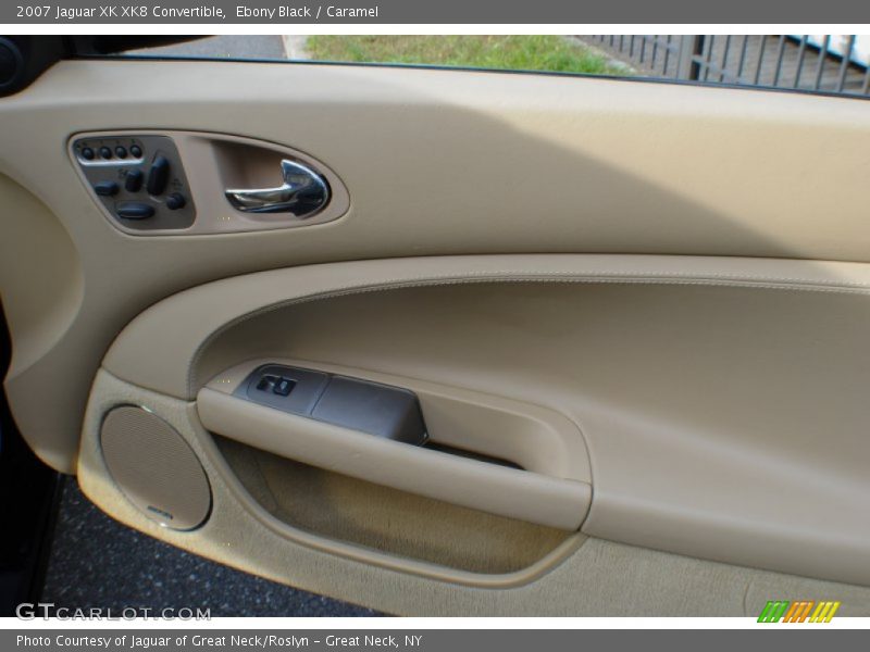 Ebony Black / Caramel 2007 Jaguar XK XK8 Convertible