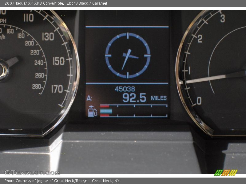 Ebony Black / Caramel 2007 Jaguar XK XK8 Convertible