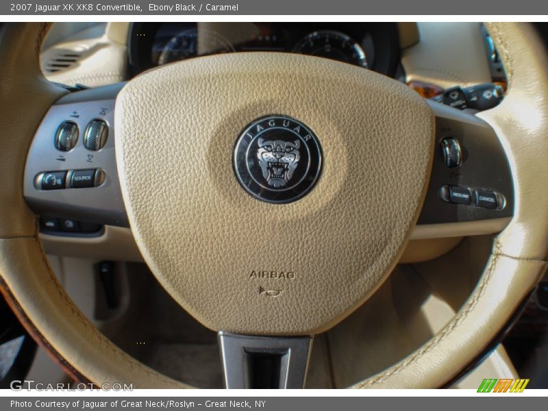 Ebony Black / Caramel 2007 Jaguar XK XK8 Convertible