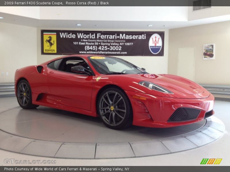 Rosso Corsa (Red) / Black 2009 Ferrari F430 Scuderia Coupe