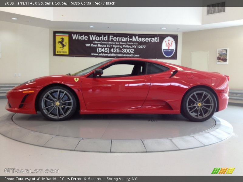 Rosso Corsa (Red) / Black 2009 Ferrari F430 Scuderia Coupe