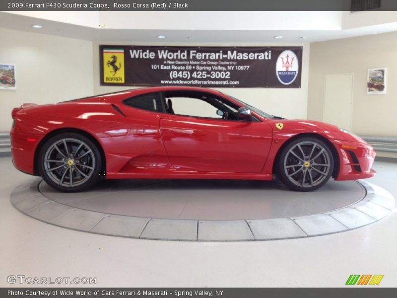 Rosso Corsa (Red) / Black 2009 Ferrari F430 Scuderia Coupe