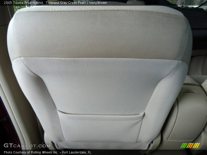 Tideland Gray Green Pearl / Ivory/Brown 2005 Toyota Prius Hybrid