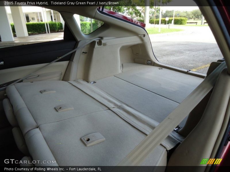 Tideland Gray Green Pearl / Ivory/Brown 2005 Toyota Prius Hybrid