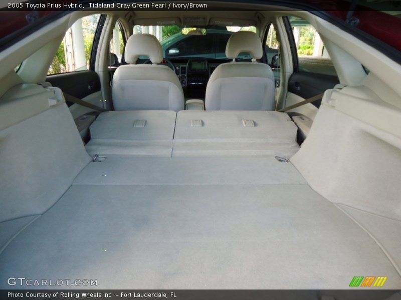 Tideland Gray Green Pearl / Ivory/Brown 2005 Toyota Prius Hybrid