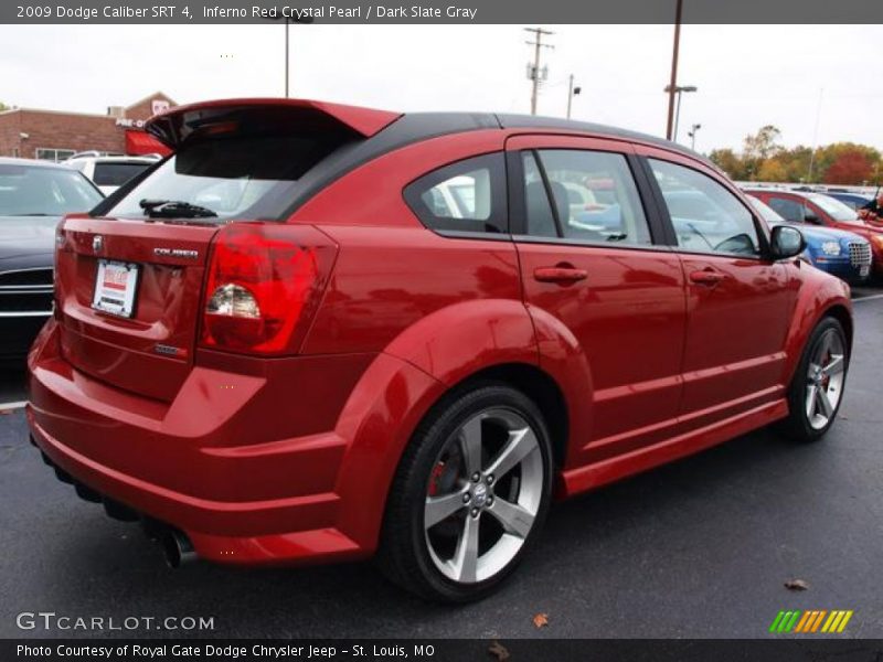 Inferno Red Crystal Pearl / Dark Slate Gray 2009 Dodge Caliber SRT 4