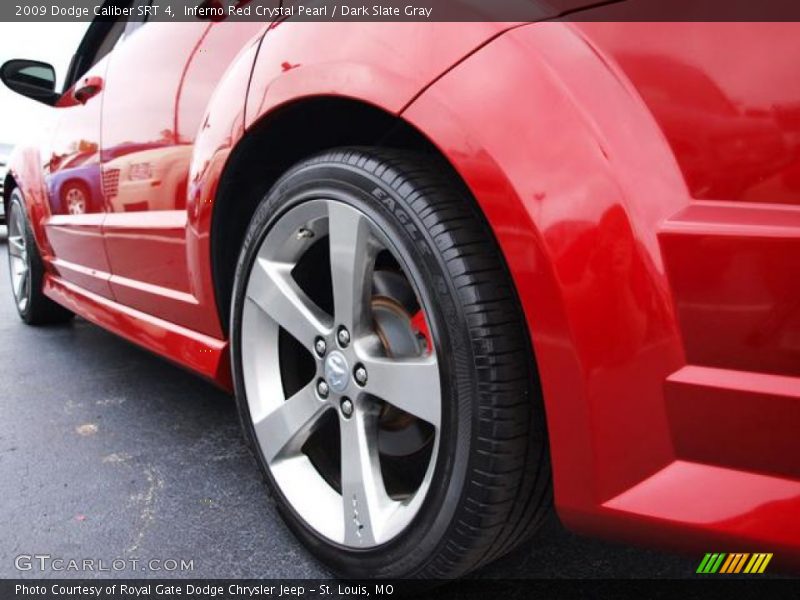 Inferno Red Crystal Pearl / Dark Slate Gray 2009 Dodge Caliber SRT 4