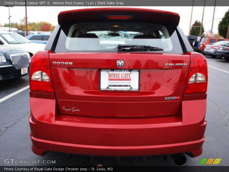 Inferno Red Crystal Pearl / Dark Slate Gray 2009 Dodge Caliber SRT 4
