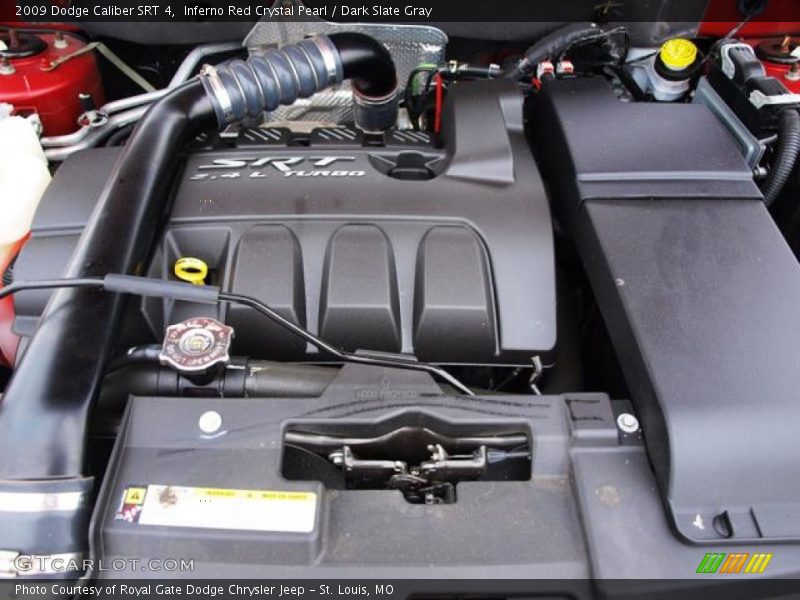 Inferno Red Crystal Pearl / Dark Slate Gray 2009 Dodge Caliber SRT 4