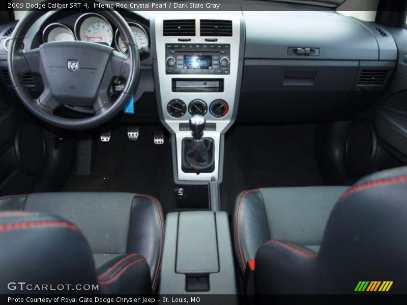 Inferno Red Crystal Pearl / Dark Slate Gray 2009 Dodge Caliber SRT 4