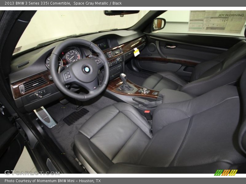 Black Interior - 2013 3 Series 335i Convertible 