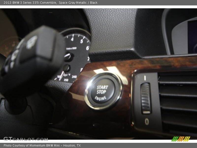 Space Gray Metallic / Black 2013 BMW 3 Series 335i Convertible
