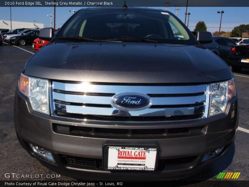 Sterling Grey Metallic / Charcoal Black 2010 Ford Edge SEL