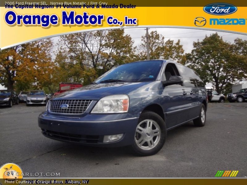 Norsea Blue Metallic / Flint Grey 2006 Ford Freestar SEL