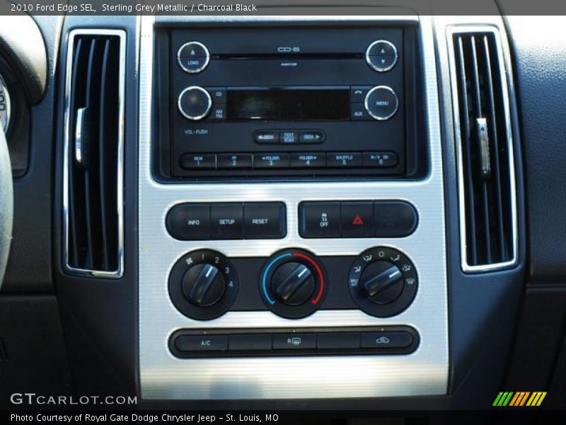 Sterling Grey Metallic / Charcoal Black 2010 Ford Edge SEL