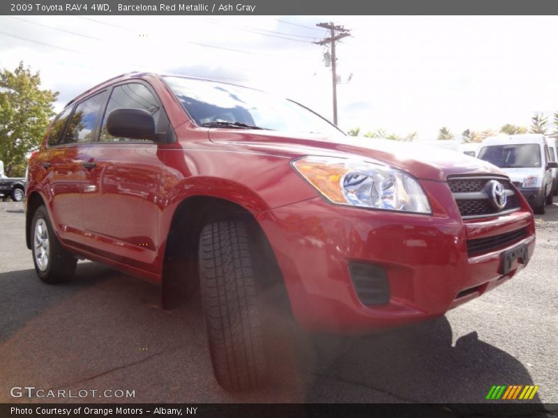 Barcelona Red Metallic / Ash Gray 2009 Toyota RAV4 4WD