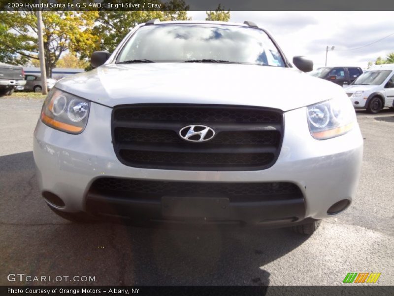Bright Silver / Gray 2009 Hyundai Santa Fe GLS 4WD