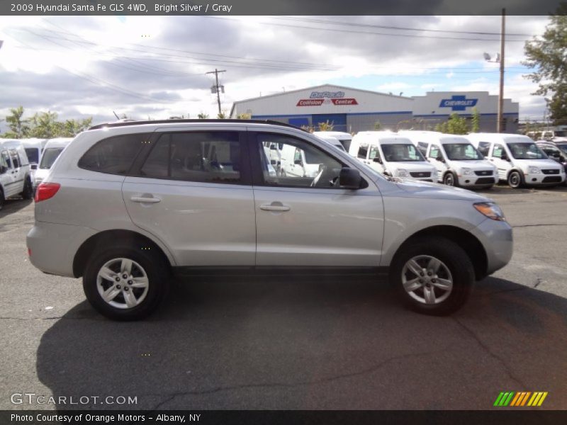 Bright Silver / Gray 2009 Hyundai Santa Fe GLS 4WD