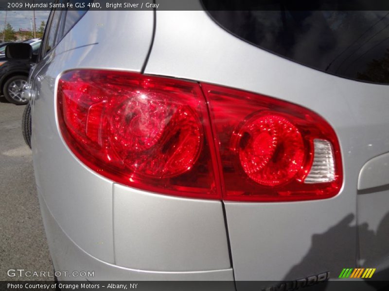 Bright Silver / Gray 2009 Hyundai Santa Fe GLS 4WD