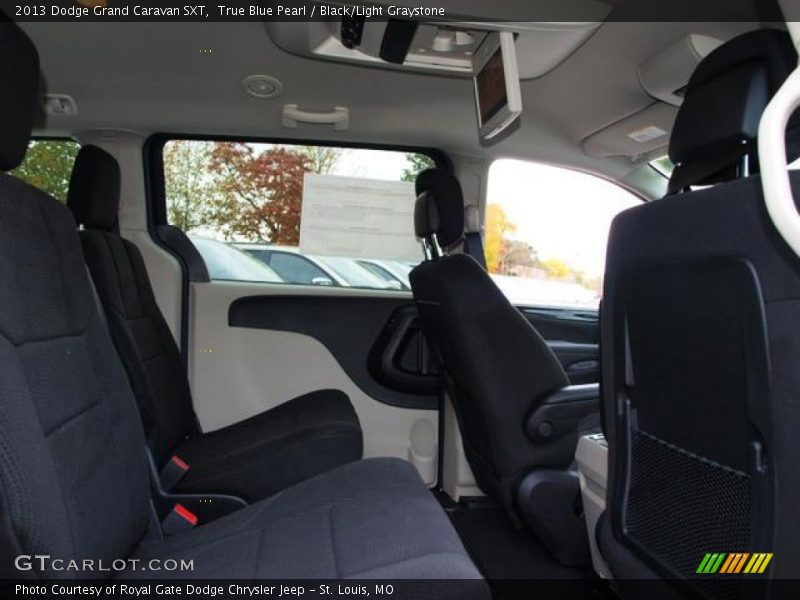 True Blue Pearl / Black/Light Graystone 2013 Dodge Grand Caravan SXT