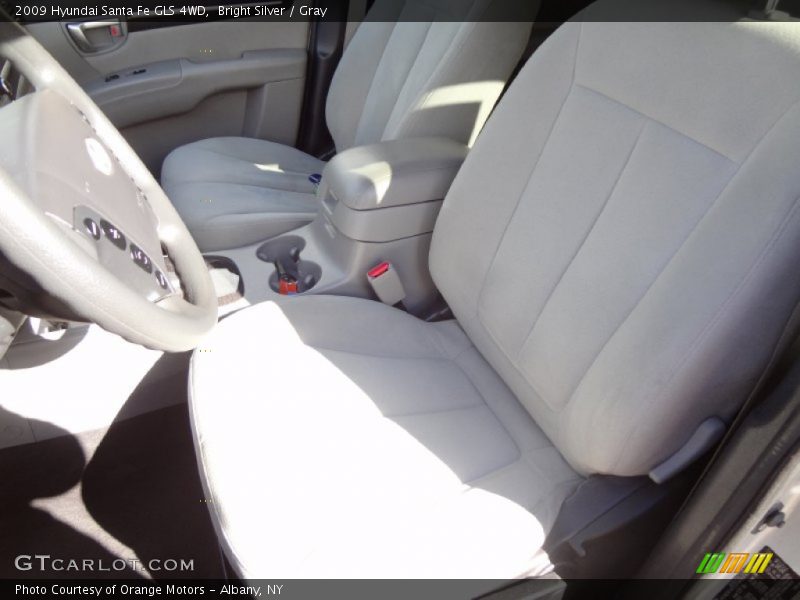 Bright Silver / Gray 2009 Hyundai Santa Fe GLS 4WD