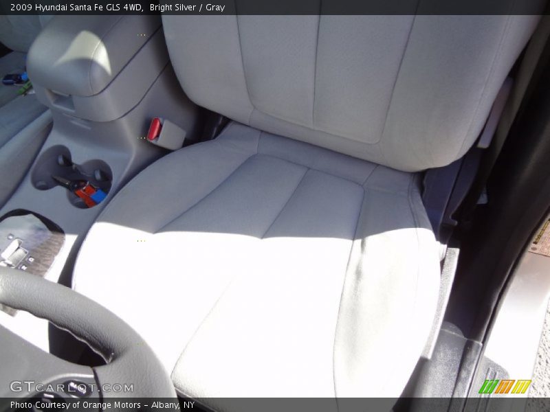 Bright Silver / Gray 2009 Hyundai Santa Fe GLS 4WD