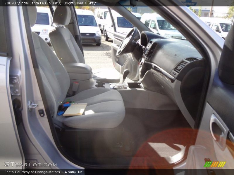 Bright Silver / Gray 2009 Hyundai Santa Fe GLS 4WD