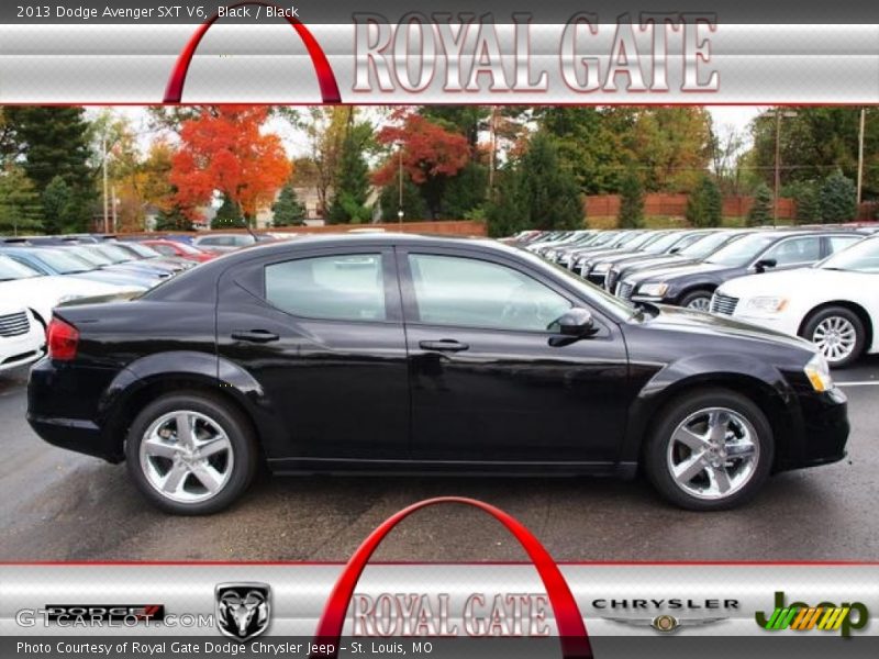 Black / Black 2013 Dodge Avenger SXT V6