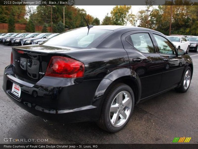 Black / Black 2013 Dodge Avenger SXT V6