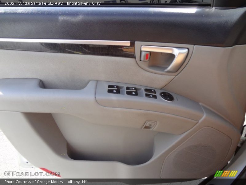 Bright Silver / Gray 2009 Hyundai Santa Fe GLS 4WD