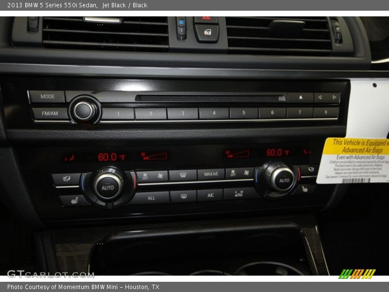Jet Black / Black 2013 BMW 5 Series 550i Sedan