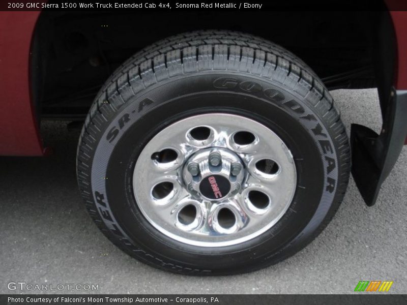 Sonoma Red Metallic / Ebony 2009 GMC Sierra 1500 Work Truck Extended Cab 4x4